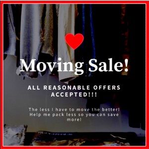MOVING SALE!